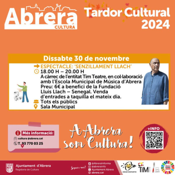 La Bustia cartell tardor cultural Abrera