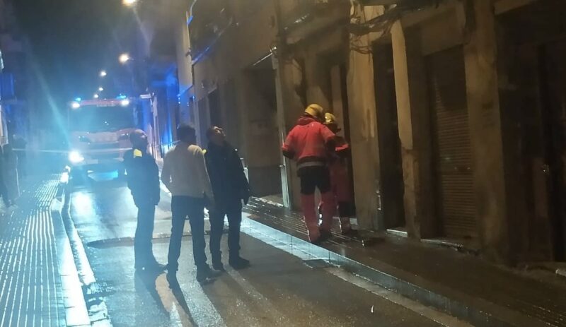 La Bustia teulada caiguda casa al carrer Montserrat 50 Esparreguera