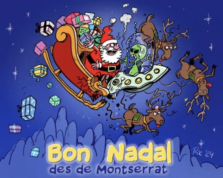 La Bustia Bon Nadal des de Montserrat Ricardo Peregrina