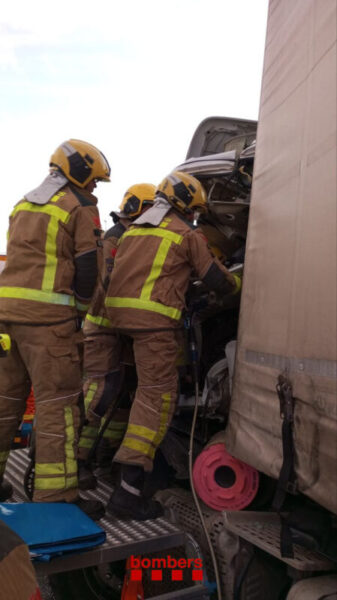 La Bustia accident AP7 Martorell 3 desembre 3