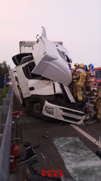 La Bustia accident AP7 Martorell 3 desembre 5