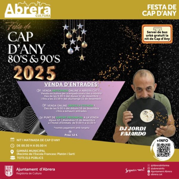 La Bustia cartell Cap Any Abrera 2