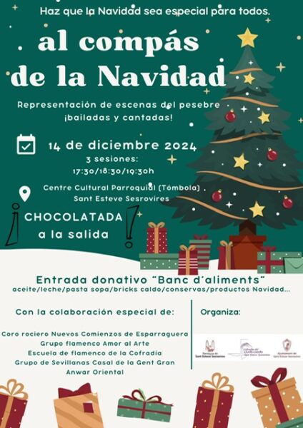 La Bustia cartell al compas de la navidad