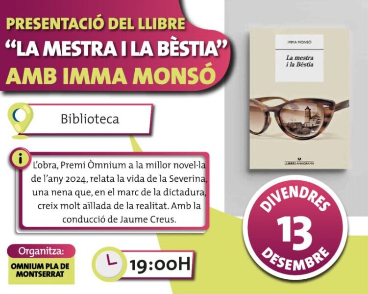 La Bustia cartell presentacio llibre Collbato