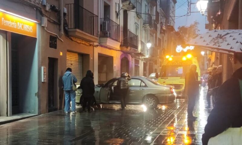 La Bustia topada vehicle parquing Martorell