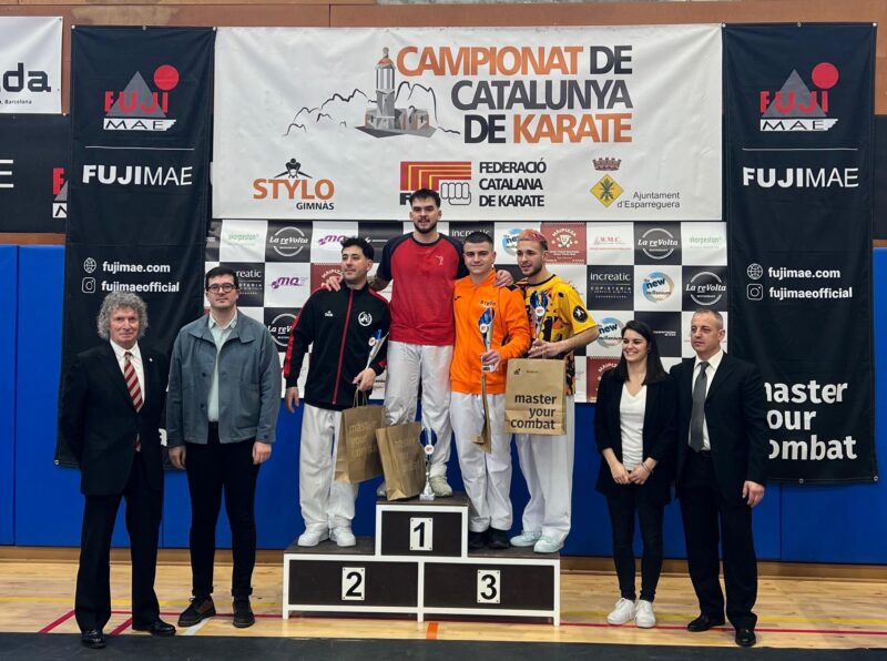 La Bustia Podi campionat Catalunya Karate Daniel Noguero 25 gener 2025