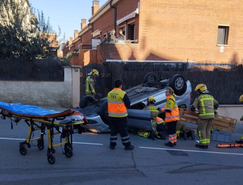 La Bustia accident Sant Andreu 15 gener 3