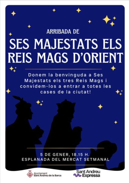 La Bustia cartell cavalcada Reis Sant Andreu