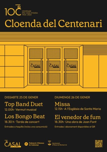 La Bustia cartell cloenda centenari El Casal