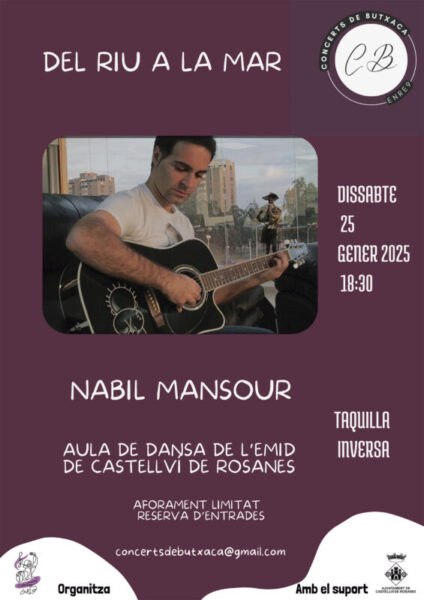 La Bustia cartell concert Nabil Mansour