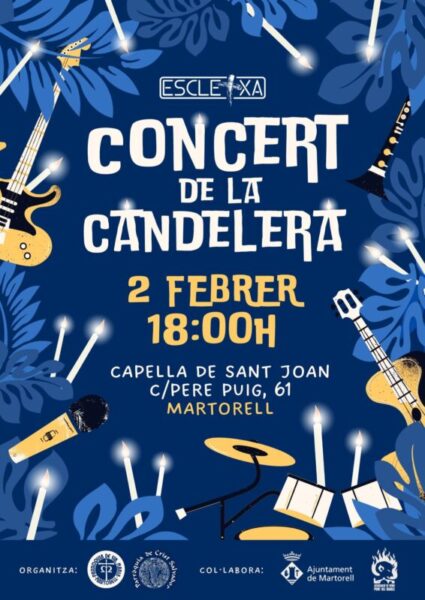 La Bustia cartell concert candelera