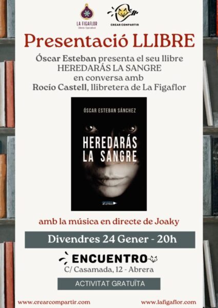 La Bustia cartell presentacio llibre Oscar Esteban