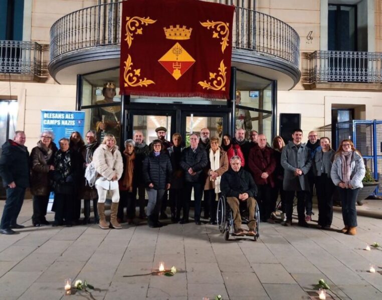 La Bustia homenatge victimes Holocaust Olesa 1