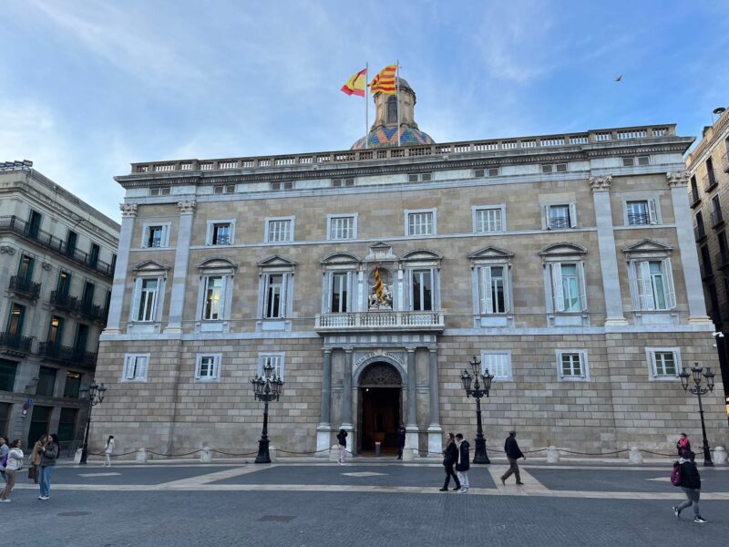 La Bustia president Generalitat Salvador Illa amb alcalde Martorell Xavier Fonollosa Palau