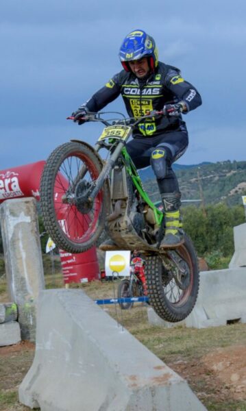 La Bustia Dani Comas campionat Trial Espanya 2025 Abrera 1