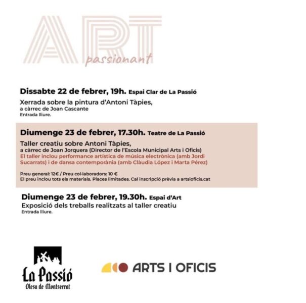 La Bustia cartell Art passionant