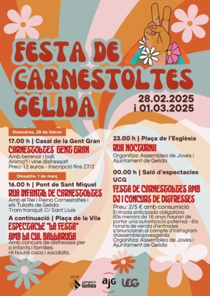 La Bustia cartell Carnaval Gelida