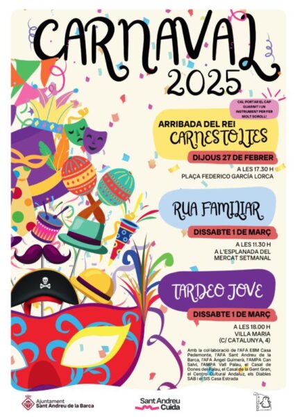La Bustia cartell Carnaval Sant Andreu