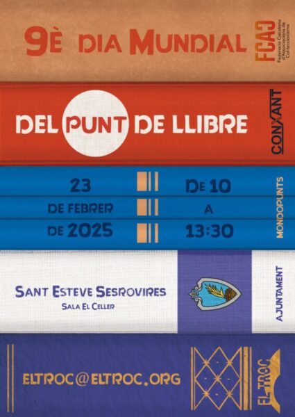 La Bustia cartell Trobada Punts de Llibre Sant Esteve
