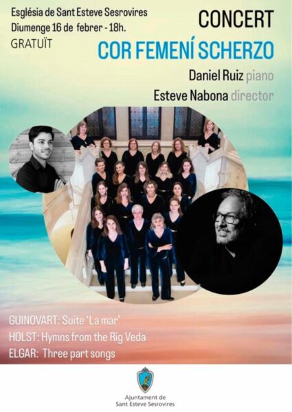 La Bustia cartell concert Cor Femeni Scherzo