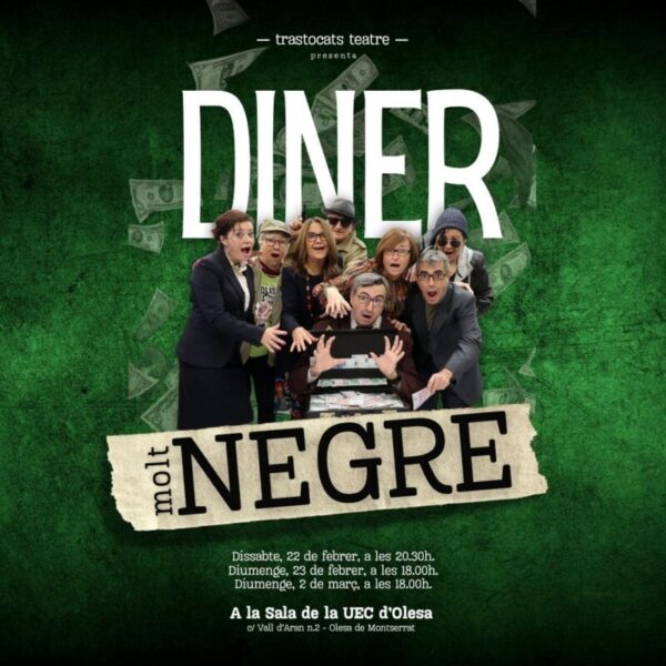 La Bustia cartell diner molt negre