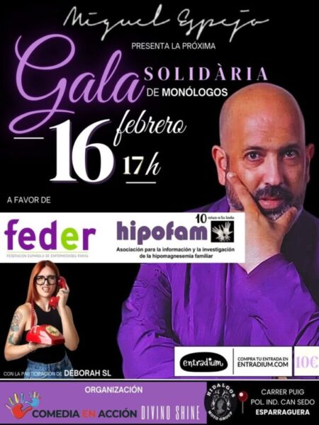 La Bustia cartell gala solidaria monolegs hipofam Esparreguera