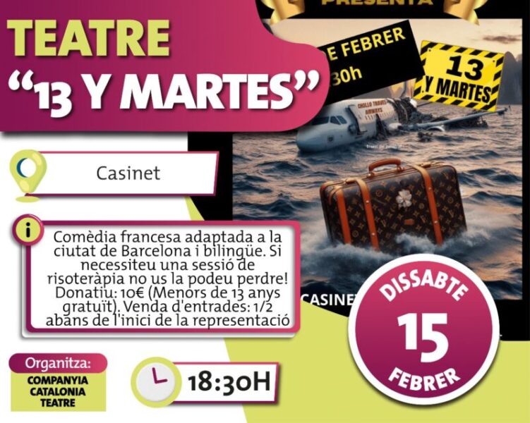 La Bustia cartell teatre 13 y martes
