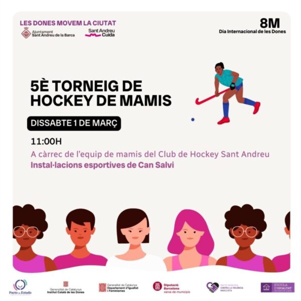 La Bustia cartell torneig hockey mamis
