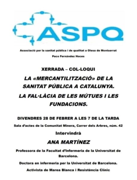 La Bustia cartell xerrada ASPQ