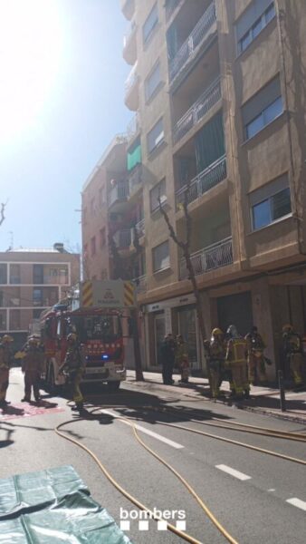 La Bustia incendi habitatge Olesa