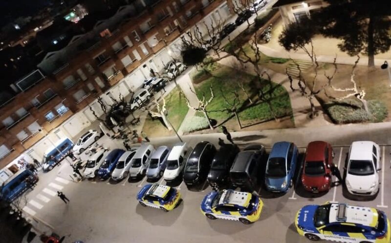 La Bustia intervencio policial bar Olesa 20 febrer 2025