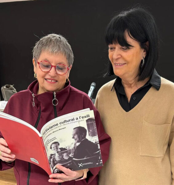 La Bustia llibre Joana Llordella Blanca Mampel activisme cultural a exili Camins de pau 2025 Esparreguera 2