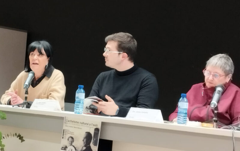 La Bustia llibre Joana Llordella Blanca Mampel activisme cultural a exili Camins de pau 2025 Esparreguera 3