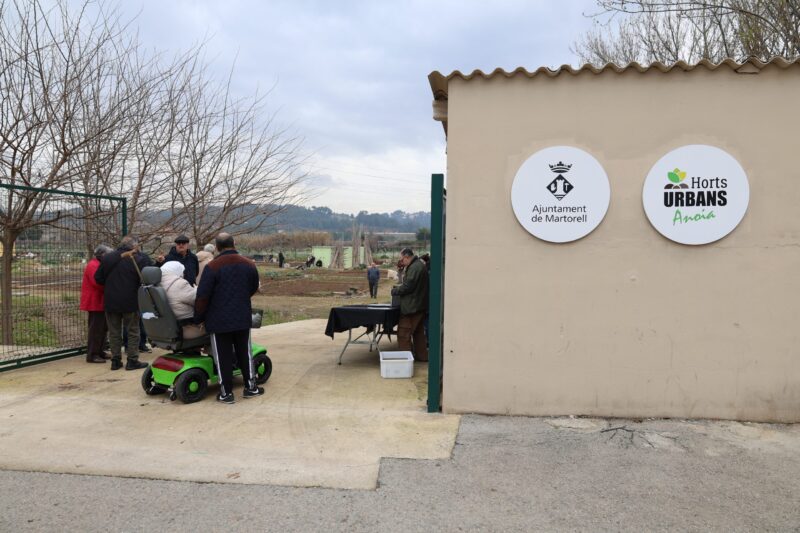 La Bustia lliurament claus horts urbans Martorell 1