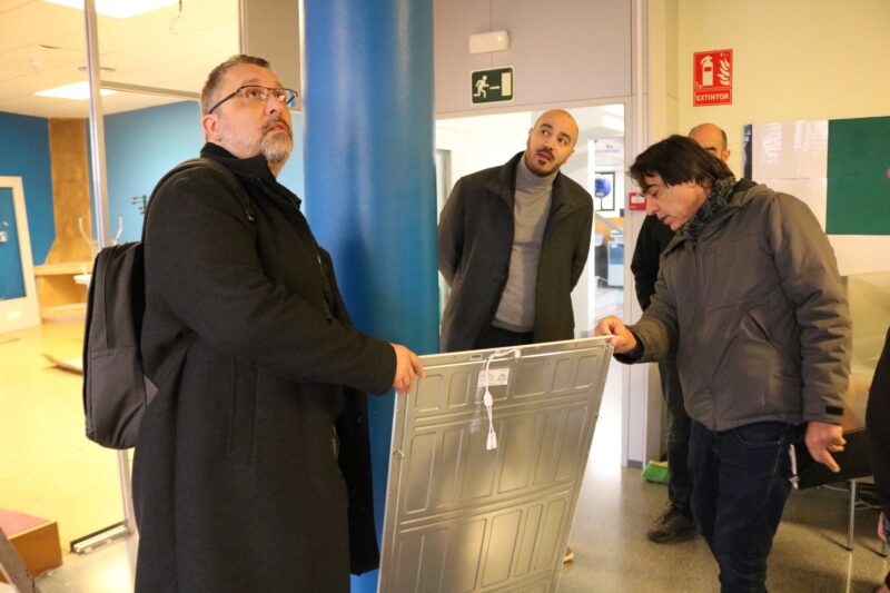 La Bustia obres Biblioteca Sant Andreu 1