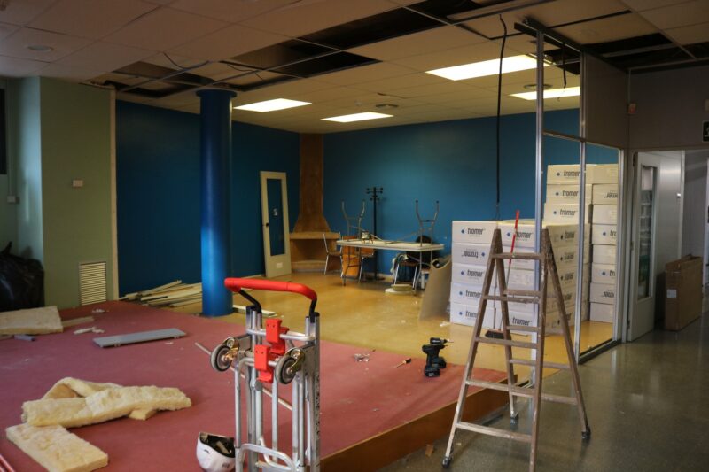 La Bustia obres Biblioteca Sant Andreu 6