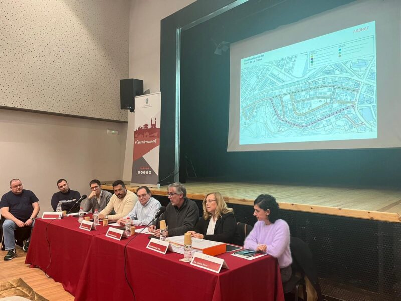 La Bustia presentacio reurbanitzacio La Coma Sant Esteve