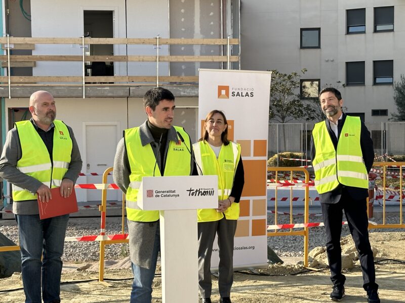 La Bustia visita consellera Paneque obres industrial habitatges lloguer assequible Olesa