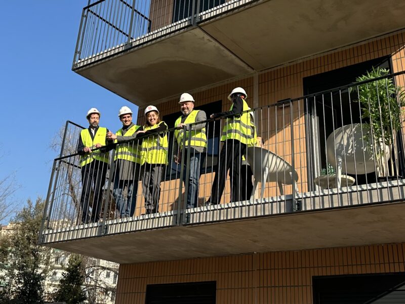 La Bustia visita consellera Paneque obres industrial habitatges lloguer assequible Olesa