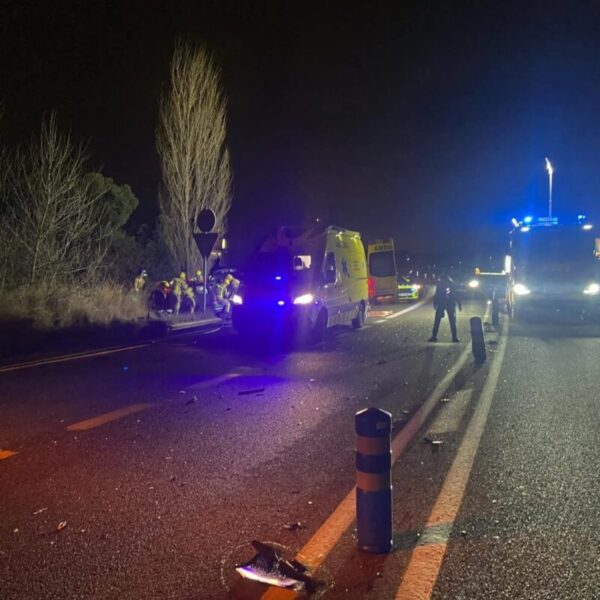 La Bustia accident C55 Olesa 20 mar 2025