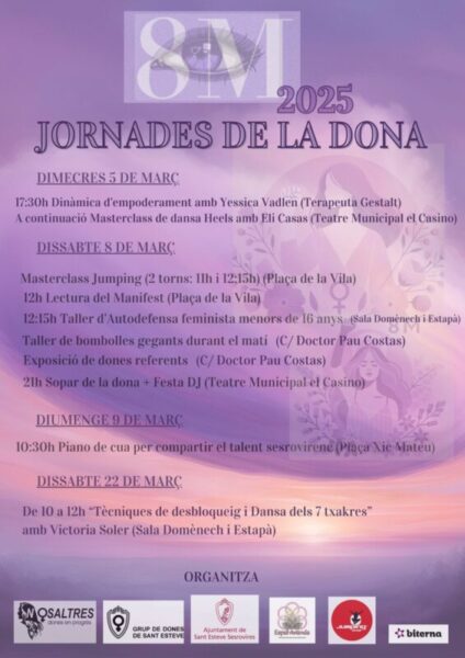La Bustia cartell 8M Sant Esteve