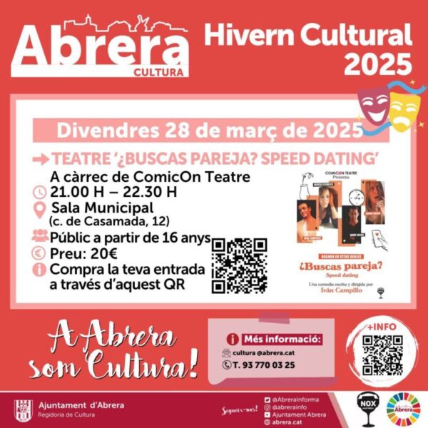 La Bustia cartell Buscas pareja Abrera