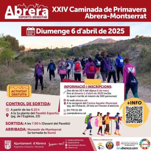 La Bustia cartell Caminada Primavera Abrera