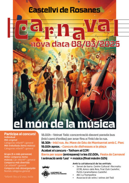 La Bustia cartell Carnaval Castellvi