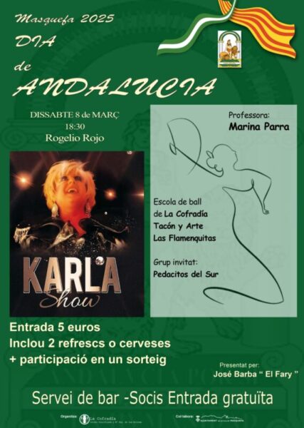 La Bustia cartell Dia de Andalucia Gelida