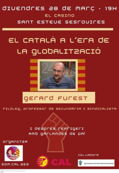 La Bustia cartell El catala a era de la globalitzacio