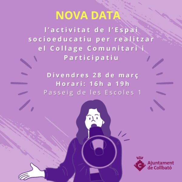 La Bustia cartell Fem comunitat