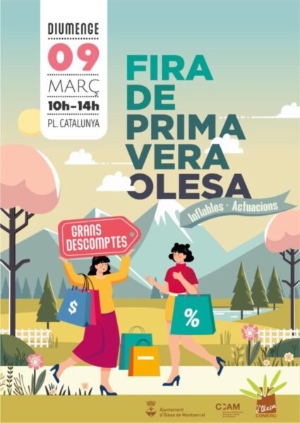 La Bustia cartell Fira de Primavera Olesa