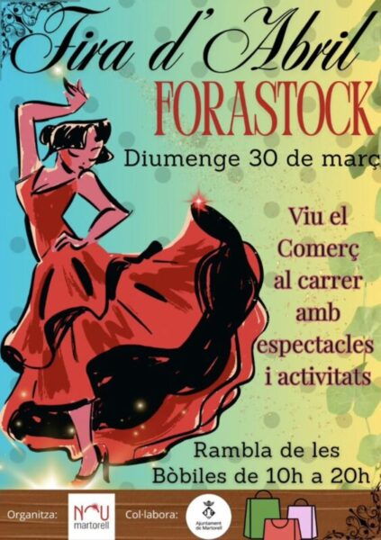 La Bustia cartell Forastock i Fira Abril Nou Martorell