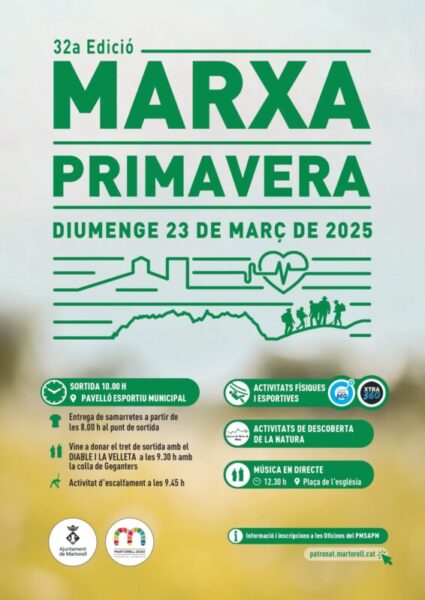 La Bustia cartell Marxa de la Primavera Martorell